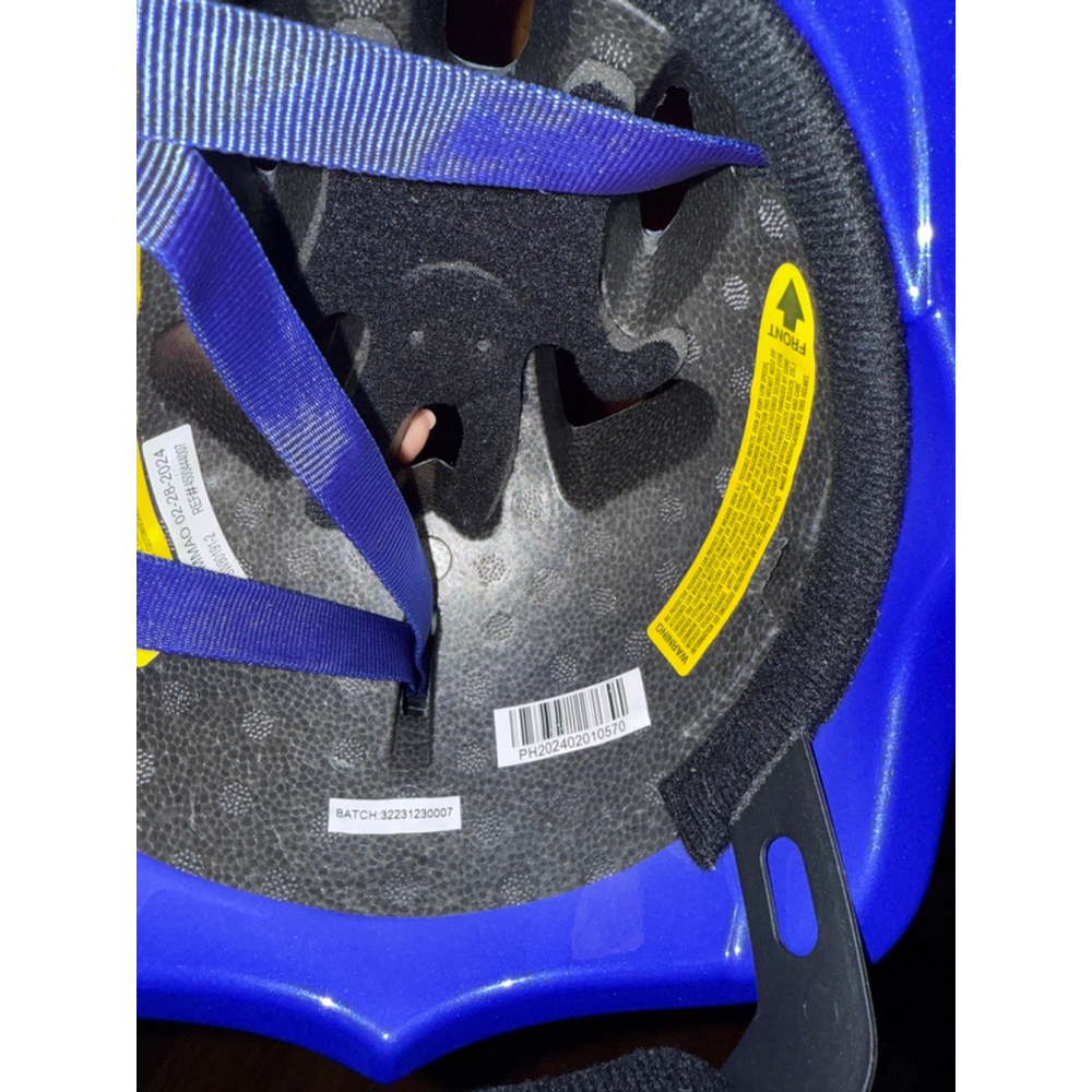 Infant size-18 m Helmet One Size Blue Purple - Picture 3 of 4